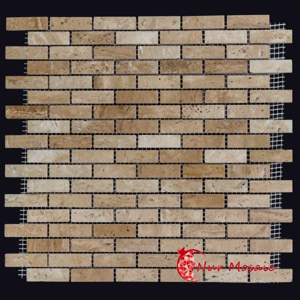 Travertine Brick Mosaic Tile