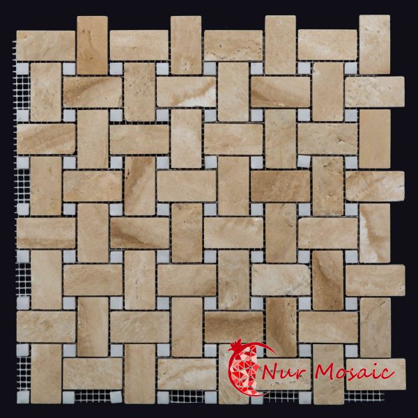 Basketweave Mosaic Tile